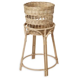 Rattan flower and <b>plant</b> <b>stand</b> luxury decoration center pieces floor tabletop holder for flowers & <b>plants</b> - Product Image 1