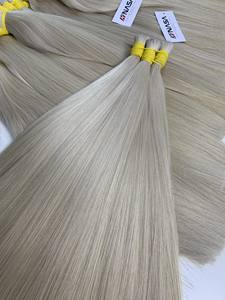 Extensions de cheveux en vrac à prix de gros, cheveux de donneur, double trame, 100 grammes, couleurs foncées, 24 pouces - Product Image 5