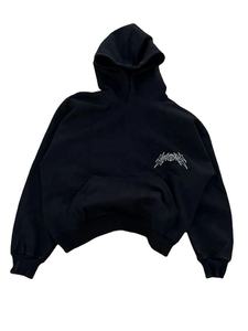 Ensemble de survêtement en coton 100% surdimensionné et lourd du fabricant, sweat-shirt brodé et pantalon de survêtement, coupe ample pour homme, pour l'automne - Product Image 2