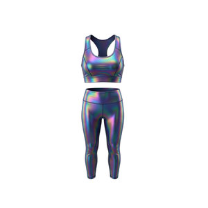 Ensembles de yoga pour femmes, best-sellers, respirants, légers, unis, taille XXL, taille élastique, devant personnalisé, vêtements de sport écologiques - Product Image 1
