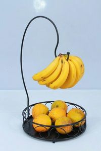 Rectangular Iron Fruit <b>Basket</b> for Kitchen Countertop Fruit Storage Bowl Dining <b>Table</b> Organizer Holder Stand - Product Image 2