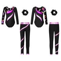 6-14 Stage Stage Danse Performance Porter Enfants Formation Dancewear Filles Compétition Justaucorps Pour Gymnastique Vêtements