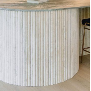 Paneles Tambour de Madera Maciza Modernos, Diseño Flexible para Superficies Curvas, Soluciones Decorativas para Gabinetes de Cocina y Muebles - Product Image 1