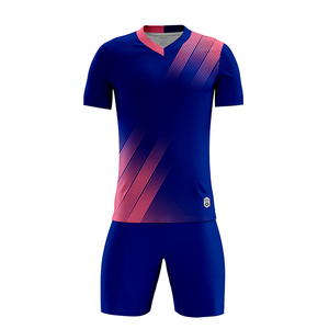 Ensemble d'uniformes de football à séchage rapide et respirant, maillot et short, tenue d'équipe, logo personnalisé, nom de l'équipe, OEM - Product Image 2