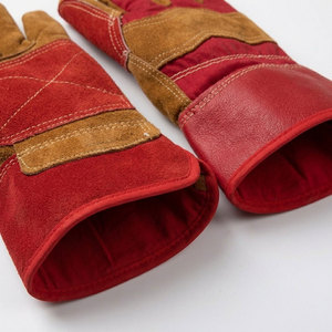Gants de travail de sécurité en cuir de vachette renforcé de qualité supérieure, résistants, pour l'industrie et la construction - Product Image 6