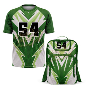 Ensemble de maillots de football américain 7 contre 7 de qualité supérieure, personnalisables, avec sublimation par compression - Product Image 5