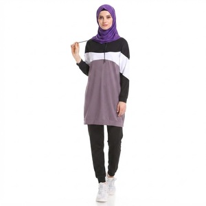 Women Islamic Tracksuit Modest Jogging Set Breathable Athletic Wear Long Sleeve Sports Clothing Custom OEM ODM Supplier - Product Image 2