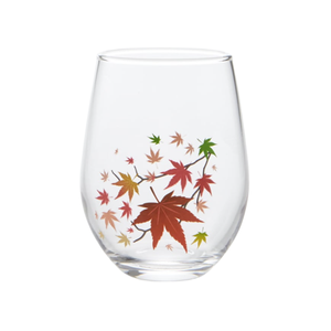 Vaso de Vidrio que Cambia de Color con Diseño de Escena Invernal de Nieve, Serie Cuatro Estaciones de Japón - Product Image 5