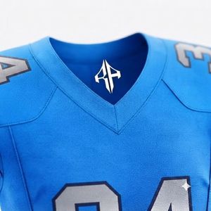 Conjunto de Jersey de Fútbol Americano para Hombre, Cuello en V, Estampado por Transferencia de Calor, 100% Poliéster, Cómodo para Todas las Temporadas, RIVIAN ATLANTIC - Product Image 6