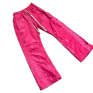 Wholesale Lightweight <b>Vintage</b> Casual Embroidered Elastic Waist Joggers Streetwear Polyester <b>Track</b> Striped Unisex Eco-Friendly - Product Image 5