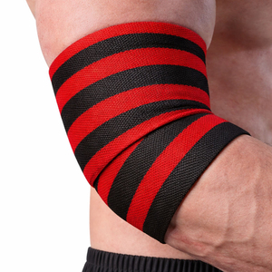 Bande de compression élastique robuste pour le coude, idéale pour la gym, le fitness, l'haltérophilie, la force athlétique et la protection des bras lors de l'entraînement. - Product Image 5