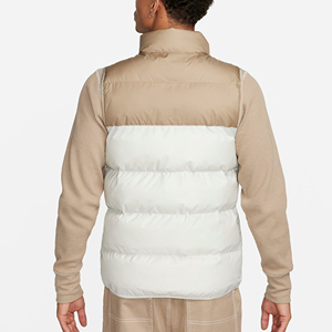 Oem Custom Winter Plus Size Custom Color Men Outdoor Waterproof Plain Puffer Vest High Quality Casual Wear Stand Collar Zipper - Product Image 3