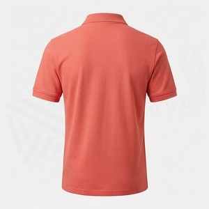 เสื้อโปโลชาย ผ้าฝ้าย 100% ระบายอากาศได้ดี ลายเรียบ สไตล์มีโลโก้ด้านหน้า ผ้าถัก รับผลิตตามแบบ OEM ชุดกีฬา - Product Image 2