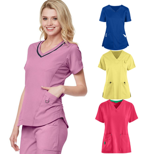 SAOMAI FMF Usine Personnalisable Femmes Scrubs Médicaux Top Shirt Uniformes D'hôpital ODM/OEM Options Disponibles Offre Spéciale - Product Image 1