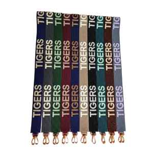 Correa de repuesto de moda para bolso cruzado, correas anchas para el hombro, bordado de cuentas de colores, patrón de letras Rock Chalk, asa para bolso - Product Image 1