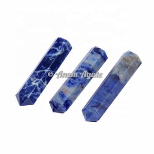 Venta al por mayor de puntas de lápiz de cuarzo dorado para curación de chakras, torres de lápiz de cristal natural a granel, exportador mayorista de Reiki - Product Image 5