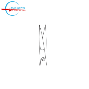 High Quality Standard Jabaley Surgical Scissors 13cm Supercut Stainless Steel Curved Rhinoplasty Plastic Surgery <b>Instrument</b> - Product Image 2