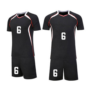 Professional Volleyball Uniform Custom Logo Jersey Set Breathable Polyester Sportswear - Product Image 1
