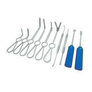 Juego de 10 Instrumentos de Cirugía Ortognática Mínimamente Invasiva para Perros, Kit Quirúrgico de Acero Inoxidable, Autoclavable y Reutilizable - Product Image 3