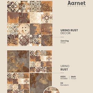 Azulejo de porcelana moderno con acabado mate de 24x24, con textura detallada y composición cerámica resistente - Product Image 1