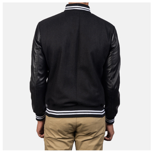 Stonefield Manufacturing 100% Wool Canvas Reversible Hooded Waterproof Streetwear Winter Varsity Jacket Stand Faux <b>Fur</b> Lining - Product Image 3