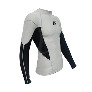 เสื้อแรชการ์ดแขนยาวผู้ชายแบบสั่งทำขายส่งจากโรงงานพร้อมพิมพ์โลโก้ ดีไซน์สวยที่สุด - Product Image 5