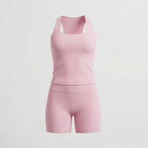 Conjunto de Yoga de Dos Piezas, Ropa Deportiva, Top Deportivo, Ropa Deportiva para Mujer, Conjuntos de Ejercicio, Logotipo Personalizado, Traje Deportivo - Product Image 1