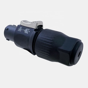 Connecteurs SREXACT SVP598F-W-BK Powercon True1 femelles étanches IP65 16A, coque noire PA66, broches argentées, AC250V haute performance - Product Image 2
