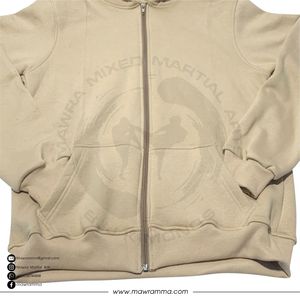 Sudadera con capucha personalizada de gran tamaño con cremallera, unisex, de algodón prémium, con bolsillo canguro, estilo urbano, OEM, lisa, para unisex - Product Image 5
