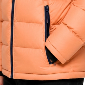 Veste matelassée personnalisée pour homme, couleur unie, à capuche, épaisse, matelassée, fermeture éclair sur le devant, décontractée, qualité supérieure - Product Image 6