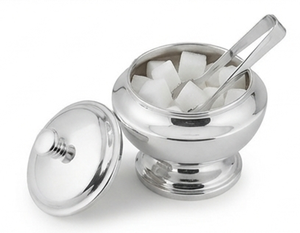 Ensemble classique moderne de crémier et sucrier en acier inoxydable, poli miroir, élégant, en métal, pot à lait et crème, argenterie - Product Image 6