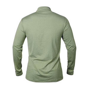 Wholesale Manufacturer Quarter Zip Golf Pullover Men Slim Fit Long Sleeve Zip Mens <b>Fishing</b> <b>Jumpers</b> Performance Sweatshirt - Product Image 2