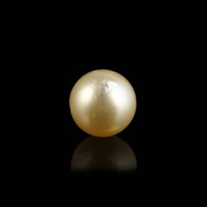 Perle dorée artisanale de 4,4 carats, pierre précieuse en vrac pour bijoux fins - Product Image 2