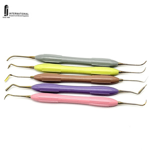 Oferta Especial: Juego de 5 Instrumentos Dentales para Restauración de Composite con Mango de Silicona de Doble Extremo, Certificado CE, Manual - Product Image 3