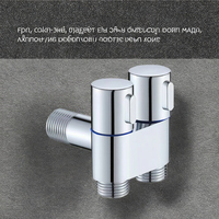 Ensemble de robinets muraux en laiton gris contemporain avec pistolet de pulvérisation pressurisé pour salle de bain et baignoire