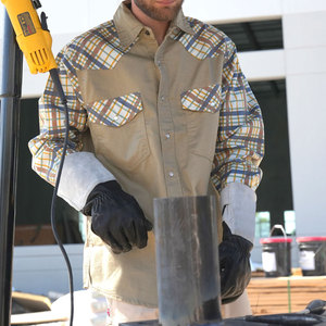 Custom Men's <b>Welding</b> <b>Shirts</b> Fr Flame Retardants Welder Work Wear Lightweight Fr Fire Resistant Clothing Long Sleeve <b>Shirts</b> - Product Image 2