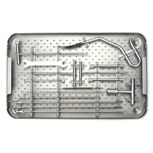 Kit d'instruments orthopédiques vétérinaires PUSM de qualité supérieure pour traumatismes, avec clous élastiques en acier inoxydable, certifié CE ISO, manuel inclus - Product Image 3