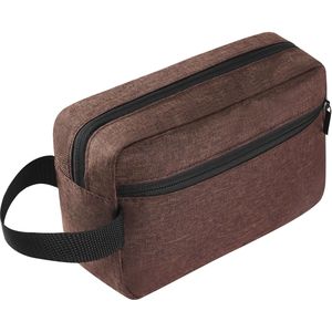 Brown Hanging Cosmetic Toiletry Bag Travel Accessories for Women and Men - Product Image 1