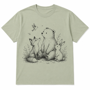Camiseta Gráfica de Manga Corta con Cuello Redondo Oversize para Hombre, de Algodón Tejido, Estilo Casual Urbano, Estampada, OEM ODM, Venta al por Mayor, 320g - Product Image 3