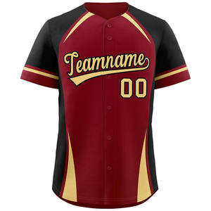 Camiseta de Béisbol y Sóftbol Personalizada con Nombre y Logotipo, Transpirable, Absorbente de Humedad, Antibacteriana, de Secado Rápido, Unisex, Impresión Digital 100% - Product Image 3