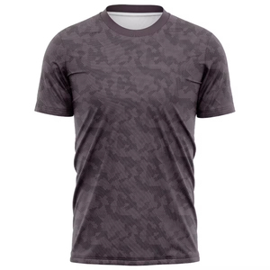 Camiseta de Camuflaje Sublimada para Hombre, Manga Corta, Cuello Redondo, Tejido de Poliéster Transpirable, Corte Casual - Product Image 4
