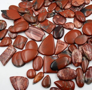 Cabujón de Jaspe Rojo Natural, Piedra Preciosa Suelta de Alta Calidad para la Fabricación de Joyas - Product Image 2