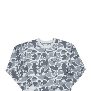 Sudadera de Cuello Redondo de Algodón Tejido Suave con Camuflaje, Unisex, 360g, Felpa Verde Camuflaje para Uso Casual, Urbano y al Aire Libre - Product Image 5