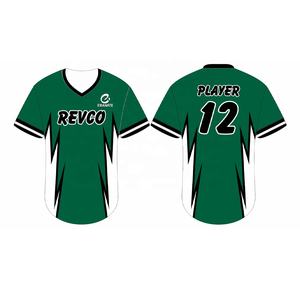 Chemises de Baseball avec Impression de Logo Personnalisé Vêtements de Softball pour Hommes Maillot de Baseball Sublimé - Product Image 1