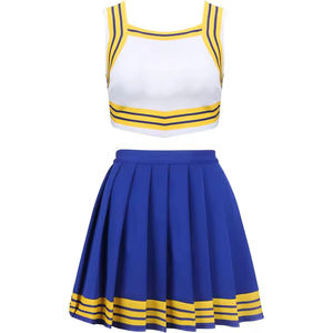 Meilleurs uniformes de cheerleading pour femmes, confortables et sur mesure, 100% polyester, imprimés par transfert thermique, 180g, positions de logo personnalisées - Product Image 1