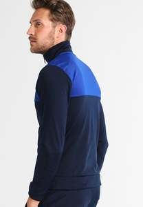 Men's 2 Piece Tracksuit Set Color Block Full Zip <b>Track</b> <b>Jacket</b> and Straight Leg Sweatpants Athletic Running Sweatsuit Navy Royal - Product Image 4