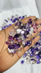Piedras Preciosas Sueltas de Amatista Natural y Super Siete, Corte Facetado, Formas y Tamaños Variados, Cuarzo Púrpura, Piedras de Joyería al por Mayor - Product Image 2