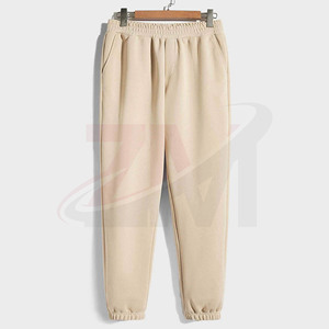 Tracksuit <b>Set</b> New trending Loose Fit Solid Color Beige Cotton Hoodie And Joggers <b>Set</b> Casual Solid Color Full Sleeve Autumn Wear - Product Image 5