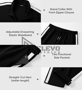 Ensemble de survêtement décontracté d'hiver pour homme avec capuche, imprimé, manches longues, cordon de serrage, pantalon de jogging, 2 pièces - Product Image 2