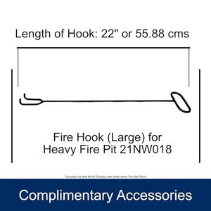 Eco-Friendly Modern Iron Fire Pit with Natural <b>Gas</b> <b>Portable</b> Outdoor <b>BBQ</b> for Patio Backyard & Camping-up to 9999 BTU - Product Image 3